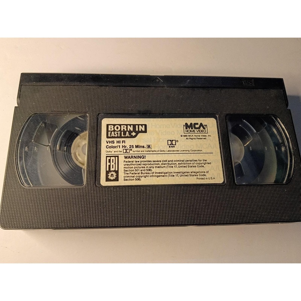 Born In East L.A. VHS Marin 1988 tape only